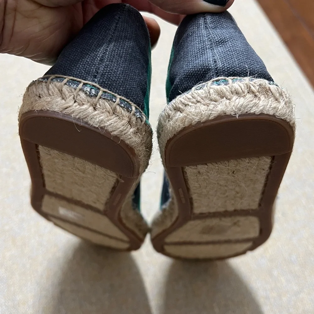 ❤️J Crew Espadrilles Women Striped Canvas Slip On - Picture 8 of 8